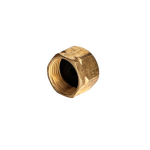 Brass End Cap with NBR Seal - 3/8"
