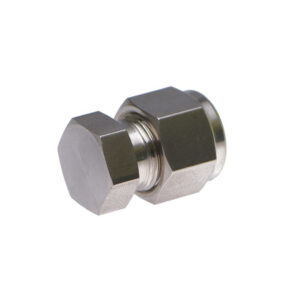 Nickel Plated Brass End Cap 3/8"