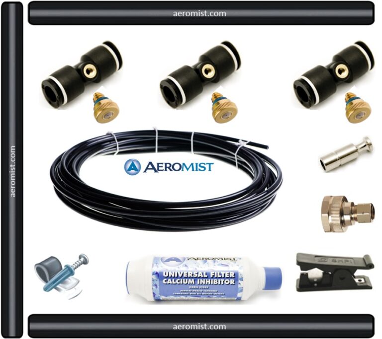 Garden Hose Pressure Nylon Misting Kit Aeromist
