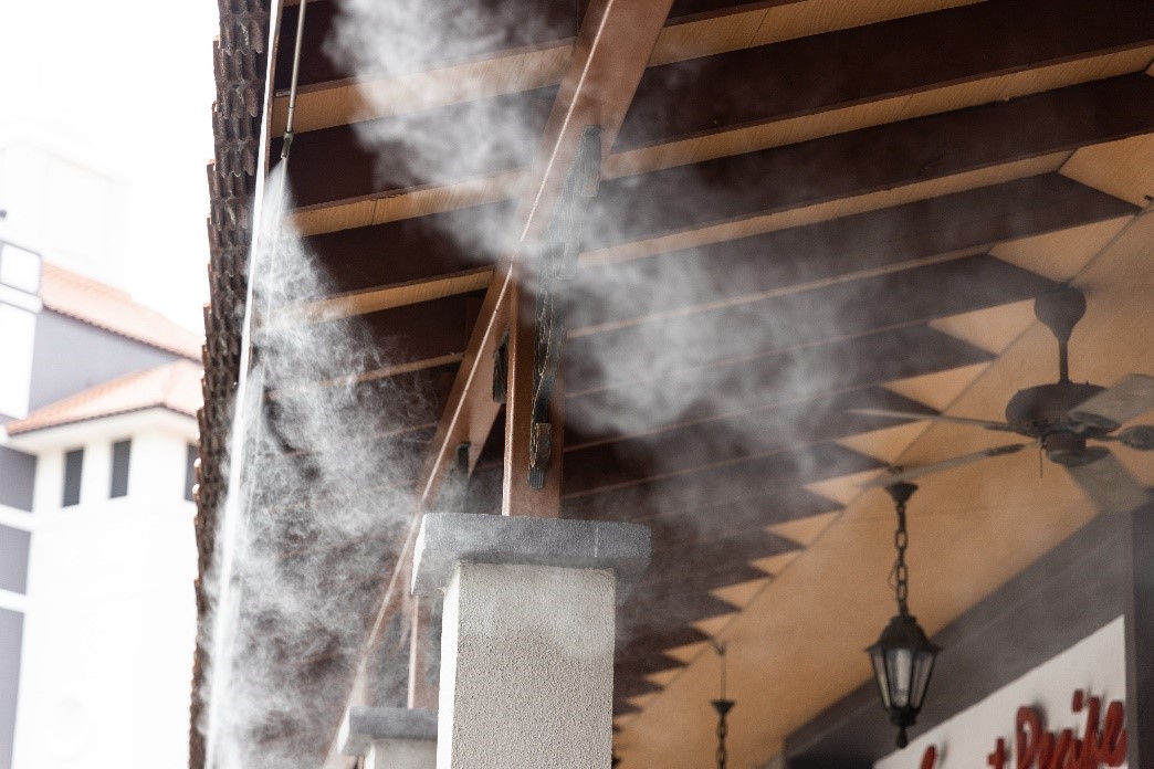 the benefits of high pressure misting for commercial use