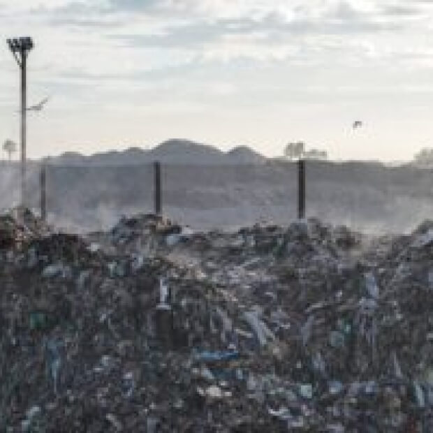 photo of a landfill